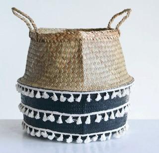 Collapsible Wicker Basket