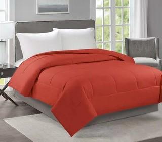 Wayfair Basics All Season Down Alternative Comforter Queen, Brick