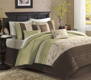 West Drive 7 Piece Comforter Set, Queen