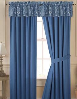 (2) Thumbnail Tribeca Living Atlantis Cotton 6-piece Window Treatment Set
Tribeca Living Atlantis Cotton 6-piece Window Treatment Set, 84"L