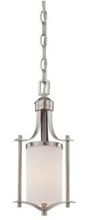 Andover Mills Agnes 1-Light Lantern Pendant, Satin Nickel