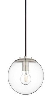 Sferra Globe Pendant Light | Brushed Nickel Pendant Lighting for Kitchen Island with LED Bulb LL-P201-BN