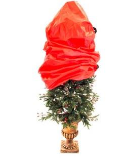 Santa's Bags SB-10192 Topiary Storage Bag, Red