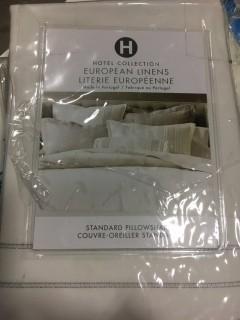 Hotel Collection European Linens 2 Standard Pillow Shams