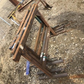 (4) Steel Saw Horses