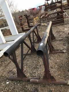 (2) Steel Saw Horses