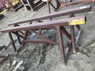 (2) Steel Stands