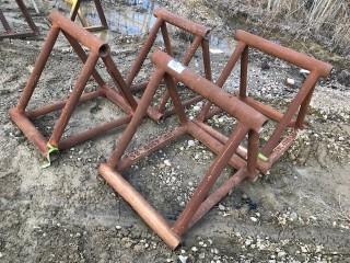 (4) Steel Stands