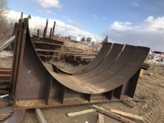 (4) Steel Tank Cradles