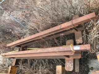 (2) Steel Stands