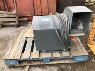 Exhaust Fan c/w spare motor and parts