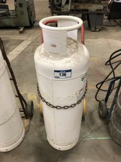 2016 LPG Gas Storage Cylinder w/cart