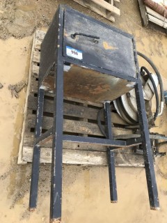 Steel Shop Cabinet & Hose reel