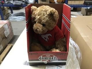 Lot of (2) Game Day Stampeders Touchdown Teddy