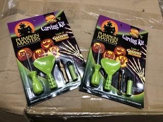 Lot of Misc. Pumpkin Masters Jack-o-Lantern Carving Kits