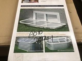 New 46"x14" Conquest Steel Window Well Cover