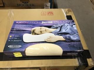 Lot of (2) New Relaxus Neck Tech Space-Foam Pillow