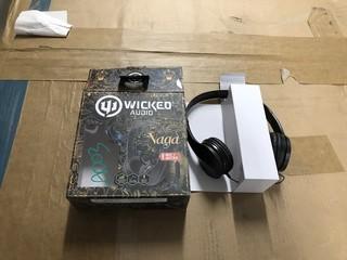 New Wicked Audio Naga Headset w/Mic Black