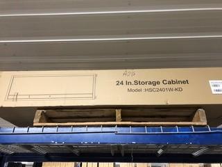 Stainless Steel Storage Cabinet 24" (HSC2401W-KD)