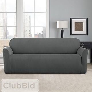 Sure Fit(R) Modern Chevron Sofa Slipcover