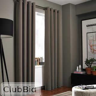 Kenneth Cole Reaction Home Gotham Texture Lined Grommet Window Curtain Panel 95" Length