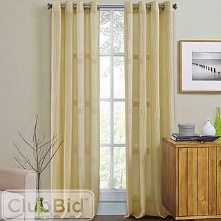 Weston Grommet Top Window Curtain Panel 84" Length