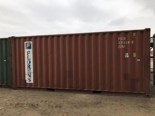 20' Storage Container C/W Contents. S/N FSCU3356144 **AUCTIONEERS NOTE** 