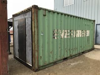 20' Storage Container. S/N EISU3350492 **AUCTIONEERS NOTE**