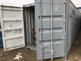 40' Storage Container C/W Contents. S/N CBHU6179493 **AUCTIONEERS NOTE**