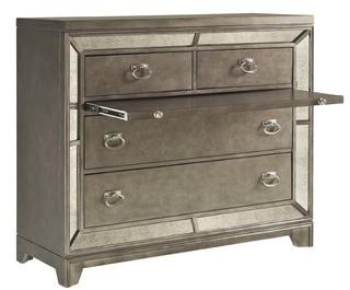 Roxie 4 Drawer Media Chest, Scratched Top/Missing Drawer Hardware-As Is