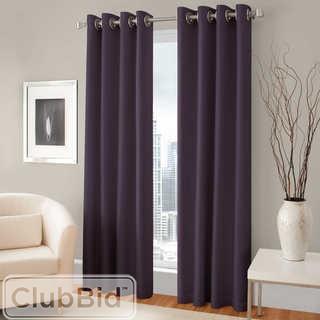 Majestic Blackout Lined Grommet Window Curtain Panel 108" Length