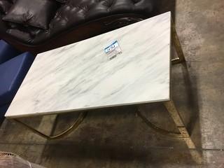 Brookside Coffee Table, Gold -Scratches/Chips 