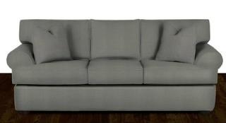 Klaussner Sofa, Charcoal Microfiber 