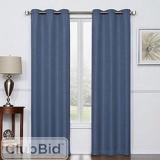 CAMRYN 84-INCH ROOM DARKENING GROMMET TOP WINDOW CURTAIN PANEL PAIR IN BEIGE