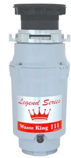 Waste King Legend Series EZ-Mount 1/3 HP Continuous Feed Garbage Disposal