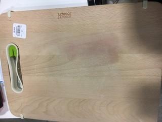 Joseph Joseph Wooden Cutting Board 10.5x14.5"-As Is