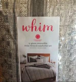 Whim By Matha Stewart 3PC Reversible Comforter Set, Queen