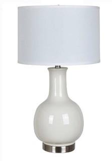 Weston 26" Table Lamp, White