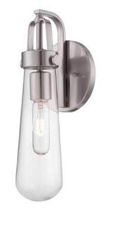 Nuvo Lighting Beaker 60-5261 1-Light Brushed Nickel Vanity Light