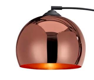 Lamp Shade, Copper, 11.81'' W x 11.81'' D