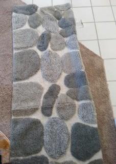 Chesapeake Pebbles Bath Rug Runner (24" x 60") - 24" x 60", Grey