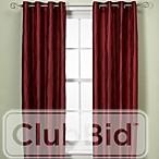 VENICE WINDOW CURTAIN PANEL - 84-INCH - RED