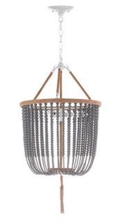 Leyva 3-Light Lantern Pendant, Grey