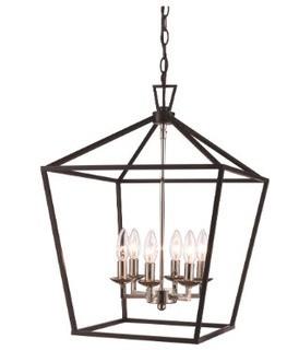 Lacey 16" Pendant (10266 PC/BK)?by?Trans Globe