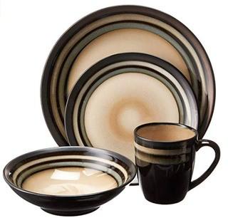 Gibson Elite Lewisville 16-Piece Dinnerware Set in Teal