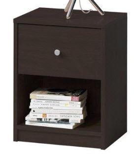 Tvilum 70331 Portland Nightstand, Coffee