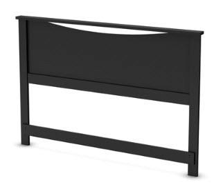 South Shore - 10018562 - Queen Headboard Black