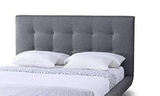 Baxton Studio - King Headboard - BBT6537-Grey-DE800