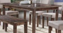 Best Master Furniture - Mindy Dining Table - Natural Oak - 