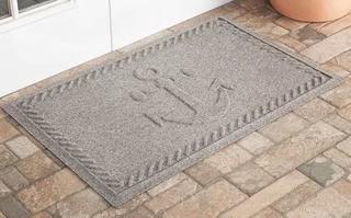 Beaupre Anchor Doormat-Grey 36x24"